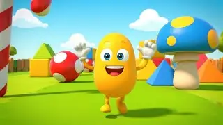 Fall Guys Silly Bean Flipped in the Goo | Kids Nursery Rhyme | Fun Learning Song
