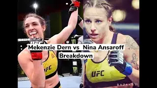 Nina Ansaroff vs. Mackenzie Dern Breakdown and Prediction !!!! #UFCABC2