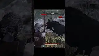 ASKA - Fenrir Battle - Bow Only, No Damage #gaming #aska #playaska #vikings