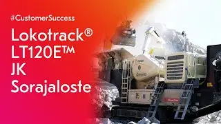Hybrid crushing plant LT120E in action