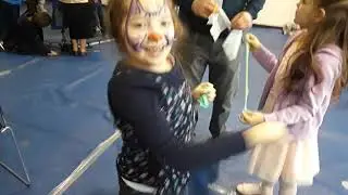 Purim fun and slime with kids