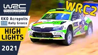 WRC2 Highlights Day 1 : WRC EKO Acropolis Rally Greece 2021: End of Day 1 Results