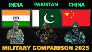 India vs Pakistan vs China Military Power Comparison 2025 | Defense Tube