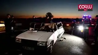 Ergene’de Feci Kaza, 1 Ölü 5 Yaralı
