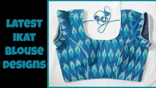 Latest Ikat Blouse Designs