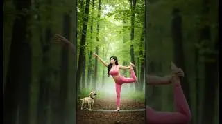 🌲 Deep Forest Zen! 🧘&zwj;♀️ Magical Yoga Flow Among the Trees | Nature & Mindfulness