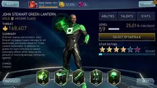 Injustice 2 Mobile Level 60 Gear John Stewart Green Lantern