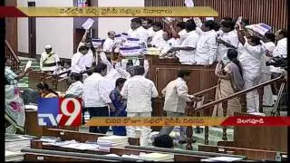 YCP demands debate on Aqua Food accident, stalls AP Assembly - TV9