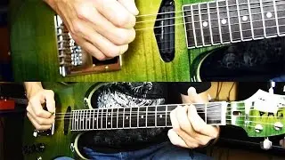 Metal guitar solo improvisation