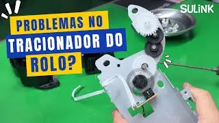 Abrindo e Verificando o Tracionador do Rolo de Papel da Plotter T200 T250 e T650 - Tutorial Completo