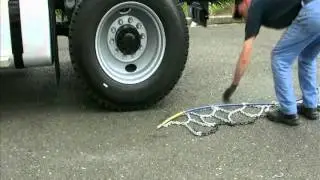 Laclede Chain Manufacturing Heavy Truck Hoop Chain Installation
