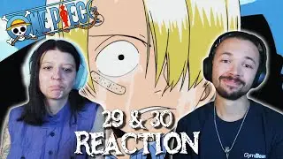 SANJI JOINS THE CREW!! 😭❤️ | ONE PIECE | Ep 29-30 Reaction