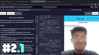 Terminando el product landing page para Freecodecamp [EN VIVO]