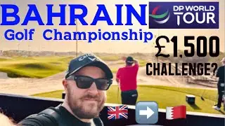 DP World Tour Golf travel vlog Bahrain - sub &pound;1,500 challenge from the UK! 🇧🇭 ⛳️ 