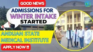 Winter Intake Admission Started: Andijan State Medical Institute MBBS in Uzbekistan| APPLY NOW