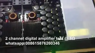 1400W  2 channel digital amplifier 8ohm test