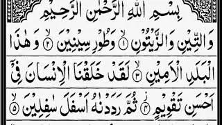 Surah At-Teen Repeat | Best Qirat | Beautiful Quran Recitation | سورۃ التین | Harf e Quran