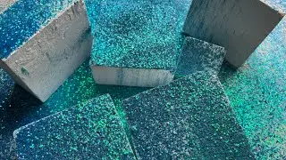 Blue Dazzle Gymchalk | ASMR | Satisfying