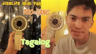 Jisulife mini fan life7 neckfan hand hield fan unboxing and review tagalog