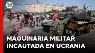 RUSIA | Exposici&oacute;n de maquinaria militar en Mosc&uacute;