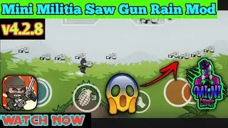 Mini Militia Saw Gun Rain Mod v4.2.8 Download | In Malayalam | Mini Gamer |