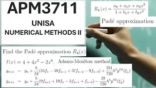APM3711UNISA|Numerical Methods|Shooting Method |Power Method | Euler Method | Interpolation Formula