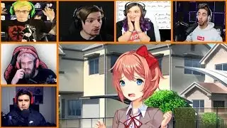 Let's Players Reaction To The Good & Quick Ending | Doki Doki Literature Club