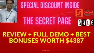 The Secret Page Review 👉Demo And 🎁Bonuses🎁 Worth 💲4387 Inside👉[Secret Page Review]👇