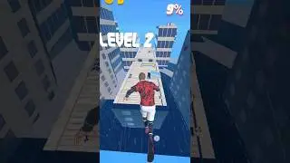 Rooftop Run Rush Android #shorts #shortsfeed #runninggames #shortsvideo #stunt #building #jumping