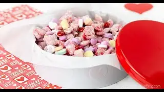 Valentine's Day Puppy Chow aka 