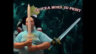 I 3d printed the Crocea Mors from RWBY