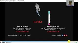 Lessons​ 12_How to Make 3d logo Mazde Cambodia in Cinem 4d R19