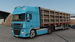 Hauling Logs 2K Realistic Driving Nordic Horizons | DAF XF105 ZEEMODS SOUND PACK