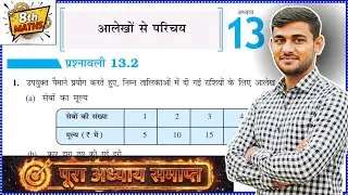 Class 8 Maths Chapter 13 Exercise 13.2 One Shot | आलेखों का परिचय | NCERT / Bihar Board