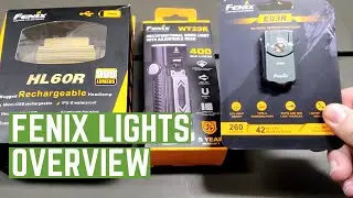 Fenix Lights Overview HL60R, WT20R, E03R