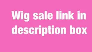 Black Friday Wig Sale | Human Hair Wigs As Low As $21