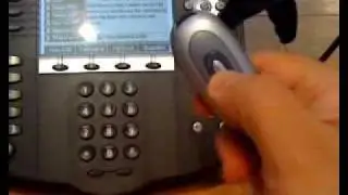 Aloha Tone Polycom IP650 w/ Plantronics CS50 w Electronic HandSet Lifter