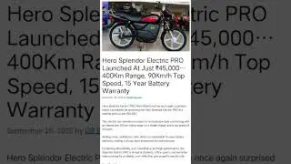 Hero splendor #electric bike#Battery#ytreels#youtube #yiutubeviralshorts #youtubeshort #ytshorts