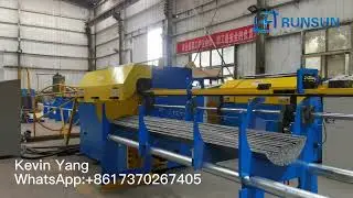High Quality Steel coil wire Straightener and Cutter for cold drawn and hot rolled smooth bar