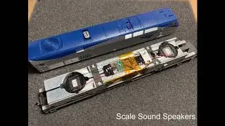 Kato P42 Genesis Speaker DCC-Sound Upgrade Comparison by Scale Sound Systems