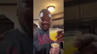 Charles Mrs Netta Man is making a refreshing green apple kiwi tea