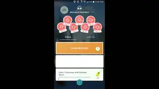 Claiming Field Research Reward Day 14 - Pok&eacute;mon Go!