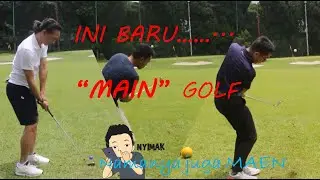 9 Holes-Having Fun Golf di Cilandak Driving range. mengisi Weekend yang gabut.