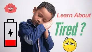 Understanding Tired: Learning the Word Tired for Kids | Learning About Tired #tired #learningtired