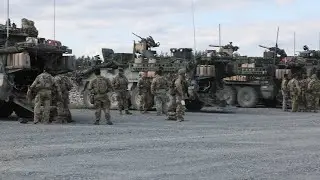 Tactical Vehicle Range with Soldiers of the 2nd Cavalry Regiment