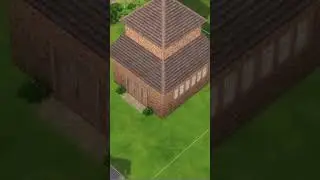 How to make corner roofs in Sims 4! | #sims4 | #sims #ts4 #game #cheats #tips #tricks #roof #shorts