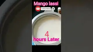 Mango Lassi Recipe. #Shortsyyoutubeshorts