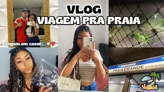 CHEGAMOS NA PRAIA ! VIAGEM EM CASAL + TOUR PELO AP&Ecirc; ✨🌊☀️