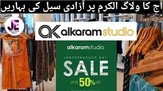 Aaj ka Vlog; Alkaram Azadi Sale Upto 50% off.2020