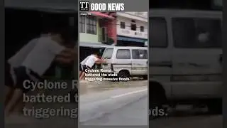 How This Manipur Minister Cleared Flooded Roads in Manipur #viralvideo #shorts